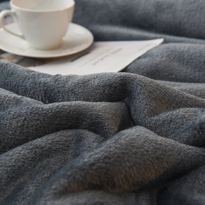 Heavy Wool Throw Bed Blankets