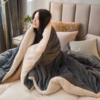 Heavy Wool Throw Bed Blankets