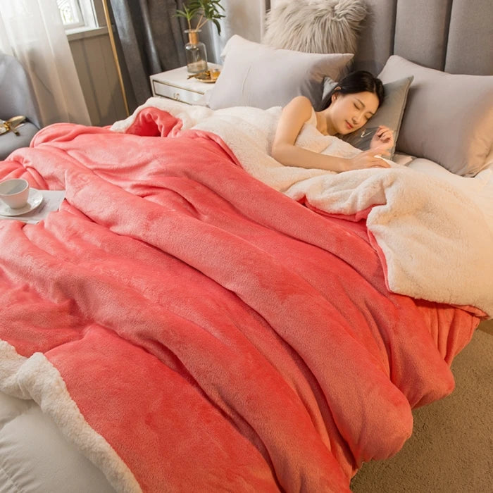 Heavy Wool Throw Bed Blankets