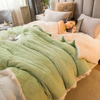 Heavy Wool Throw Bed Blankets